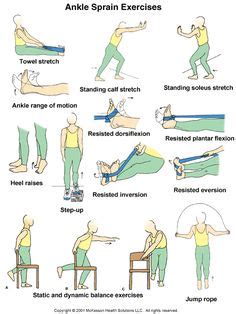 Physio for life: Rehabilitative exercises for Ankle sprain: