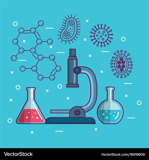 Chemistry science poster icon Royalty Free Vector Image