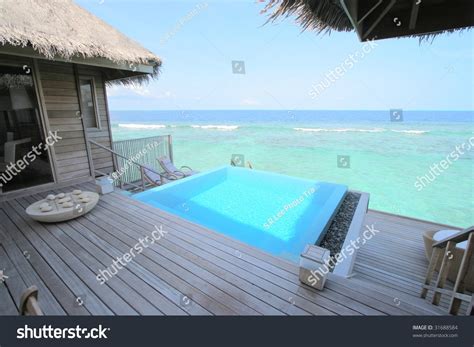 Private Infinity Pool Luxury Villa Maldives Stock Photo 31688584 | Shutterstock