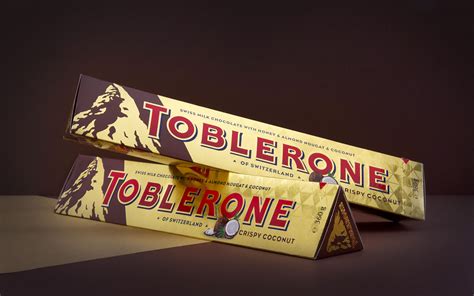 Toblerone coconut flavor 100g and 360g · Conrad Rius Design