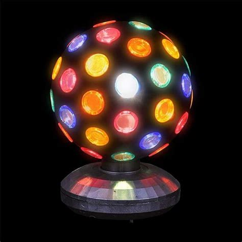 Kicko 9" Disco Light - LED Revolving Strobe Lighting Ball - Perfect for Stage Lights, Birthday ...