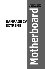 Asus RAMPAGE IV EXTREME Manual