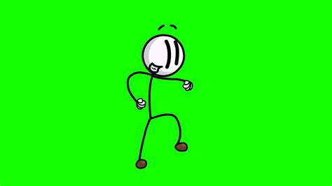 Henry Stickmin Distraction Dance Green screen (4K) - YouTube