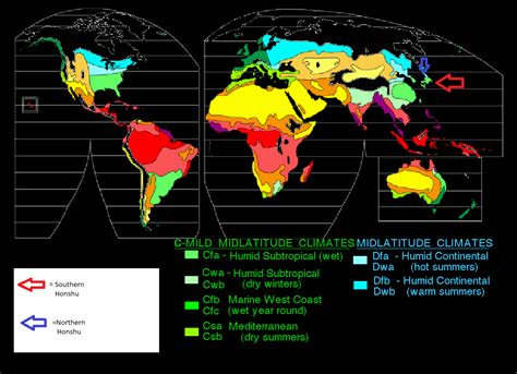 Honshu: The Physical Make-Up of Japan's Largest Island: Honshu's Climate and Weather Phenomena