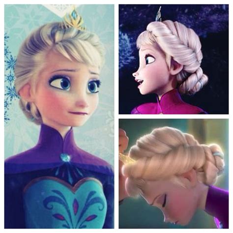 Elsa Different Hair