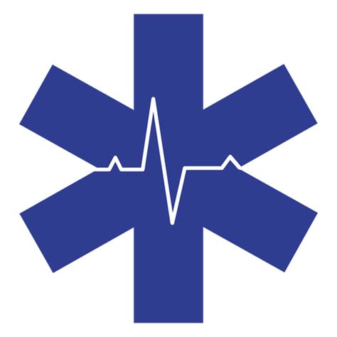 Paramedic heart rate logo - Transparent PNG & SVG vector file