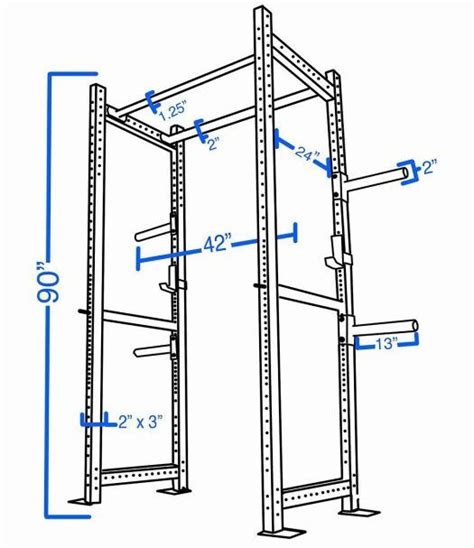 Squat Rack Dimensions