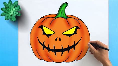 Halloween pumpkin drawing easy | How to Draw Halloween Pumpkin Easy Step by Step