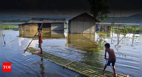 Why Brahmaputra flood risk is 38% higher than thought - Times of India