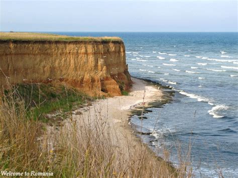 Olimp cliff Romania beach Black Sea coast beaches - Romania Photo ...