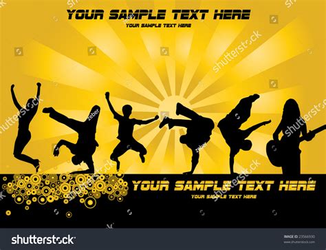 Illustration On Dance Theme Stock Vector (Royalty Free) 23566930 ...