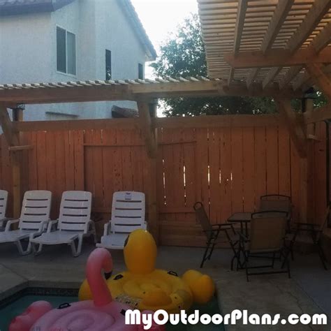 DIY 2 Post Pergola | MyOutdoorPlans | Free Woodworking Plans and Projects, DIY Shed, Wooden ...