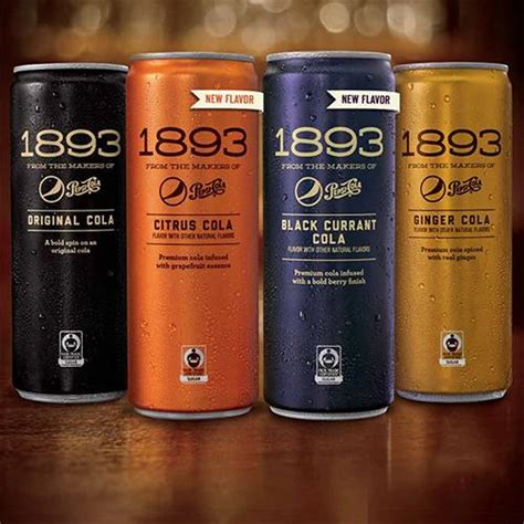 Pepsi Cola 1893, 4 Flavor Variety Pack - Original, Ginger, Citrus & Black Currant Cola Flavors ...