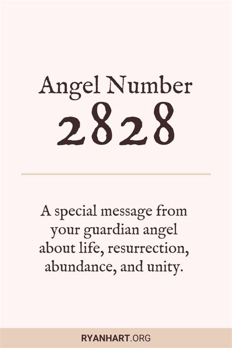 Angel Number 2828: 3 Spiritual Meanings of Seeing 2828 | Ryan Hart