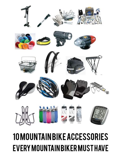 10 Mountain Bike Accessories Every Mountain Biker Must Have | Mountain bike accessories, Bike ...