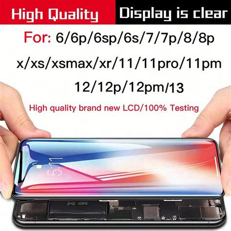 Lcd Display Touch Screen Digitizer Assembly Compatible With IPhone 6 Plus Screen Replacement ...