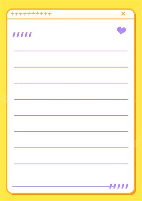 Creative Notebook Page Border And Printable Background in Word - Slidesdocs