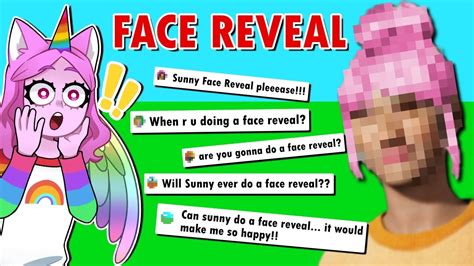 My FACE REVEAL?! (Roblox) - YouTube