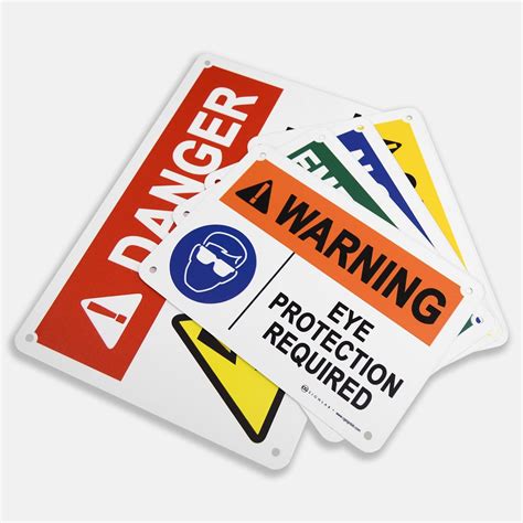 Safety Signs: OSHA compliant, durable, lightweight. | Signs, Weather ...