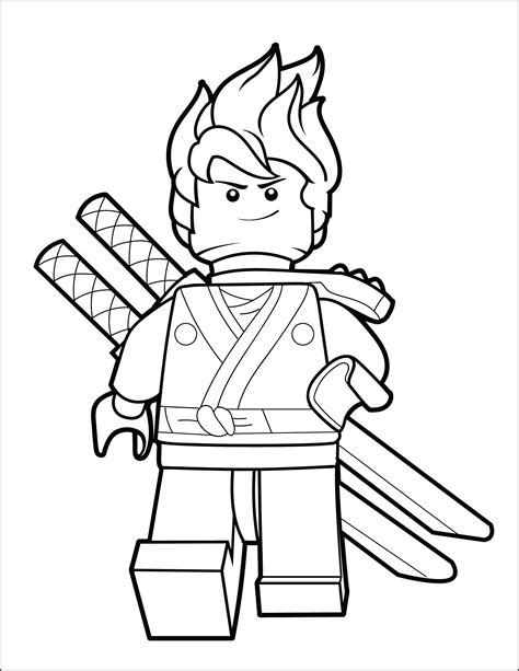 LEGO Ninjago Coloring Page - Kai | The Brick Show