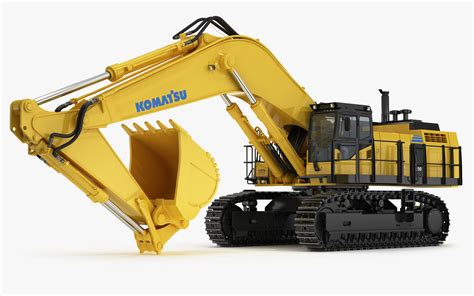 3ds max hydraulic excavator komatsu pc1250