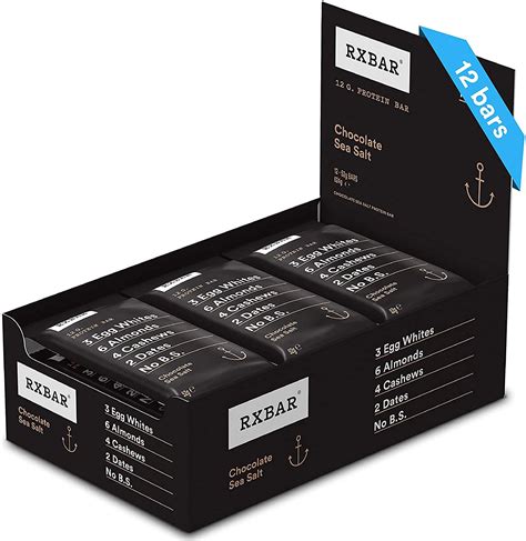 RXBAR Protein Bar - Chocolate Sea Salt - Protein Bars Reviewed