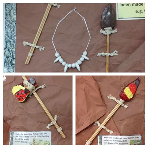 Stone Age: Year 3 made hunting and gathering tools. | Stone age art, Stone age activities, Stone ...