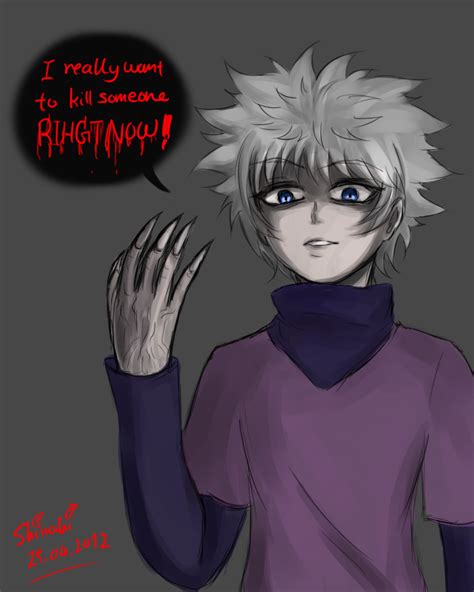 HxH: Angry Killua by oOShinahiOo on DeviantArt