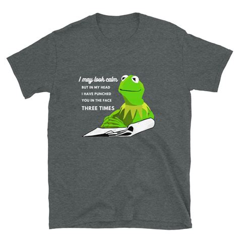 Funny Kermit the Frog Tshirt Kermit Meme Shirt - Etsy