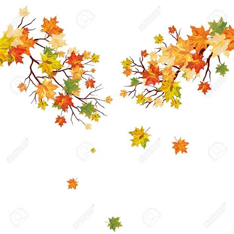 Autumn Maple Tree With Falling Leaves. Illustration. Royalty Free ... Church Pictures, Fall ...