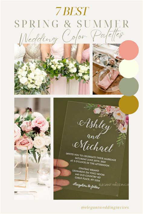 The Ultimate Guide to May Wedding Colors: 7 Color Palettes for Your Big Day ...