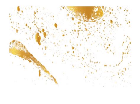 20 Yellow Watercolor Splatter Gold Paint Splatter Transparent - Clip Art Library