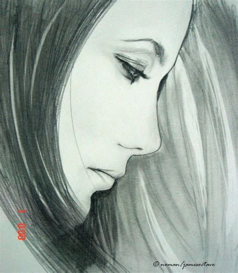 Sketch Of A Sad Girl at PaintingValley.com | Explore collection of Sketch Of A Sad Girl