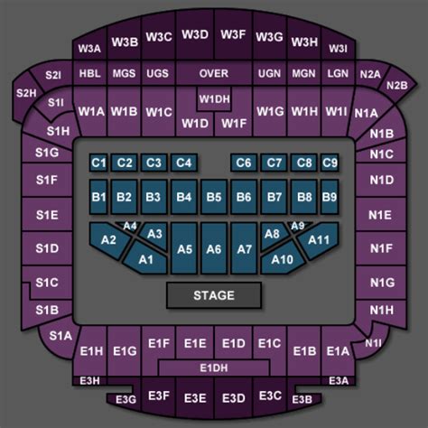 Brighton Stadium Map