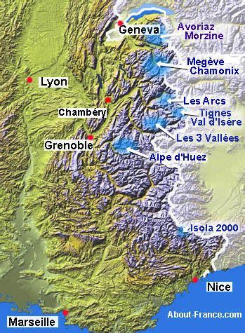 Map Of French Ski Resorts – Verjaardag Vrouw 2020