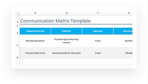 Communication Matrix How-To & Template | TeamGantt