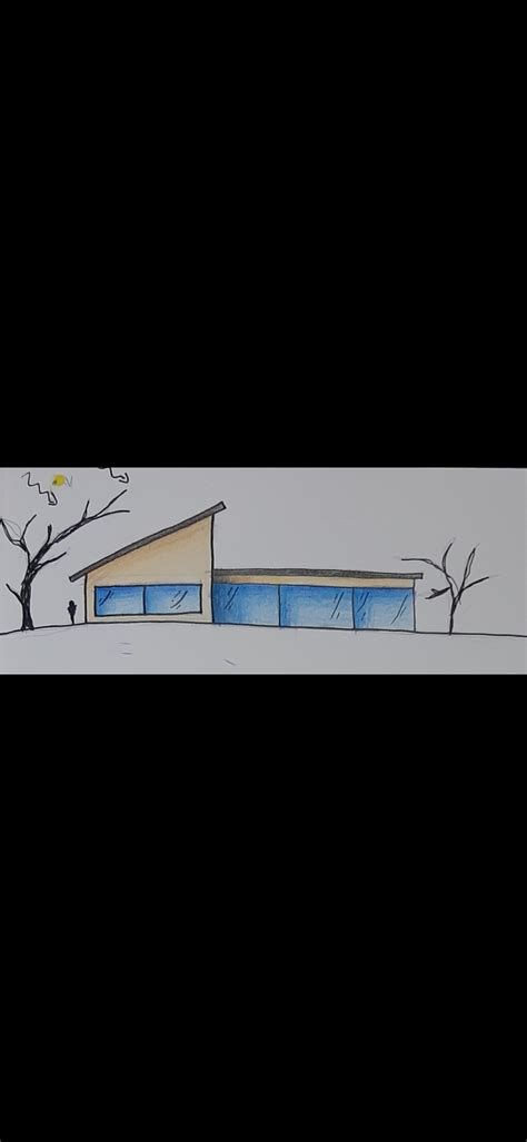 I am almost 19 and i studying architecture this is just a quick sketch to show the color of the ...