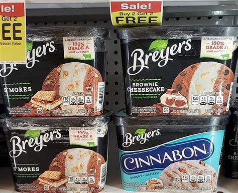 Breyer's S'Mores, Brownie Cheesecake, and Cinnabon Flavored Ice Creams in 2020 | Flavor ice ...