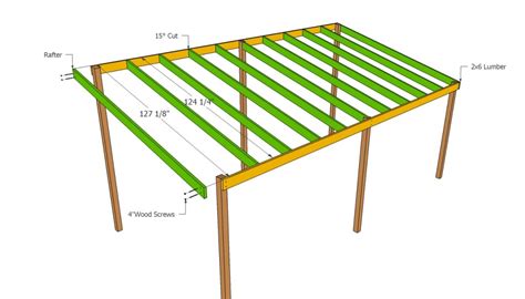 Wooden carport plans | HowToSpecialist - How to Build, Step by Step DIY Plans