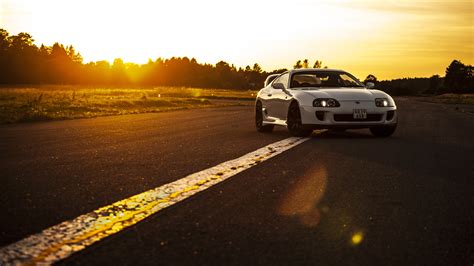 Toyota Supra Drift Car Wallpaper