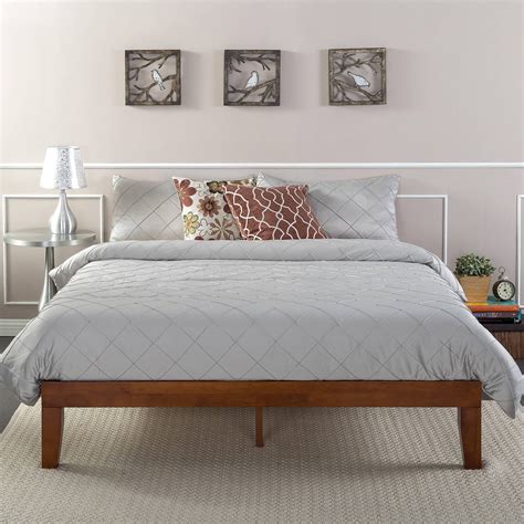 Zinus Wen 12" Wood Platform Bed Frame, Cherry, Twin - Walmart.com - Walmart.com