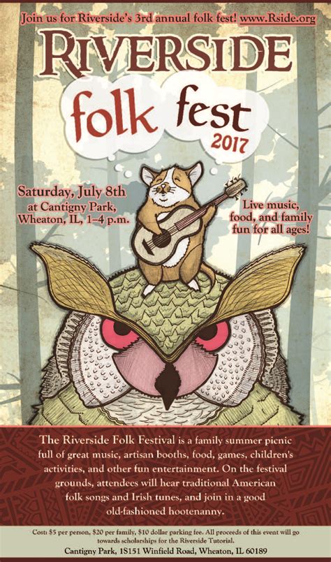 3rd Annual FOLK FEST @ Cantigny - The Riverside Club for Adventure ...