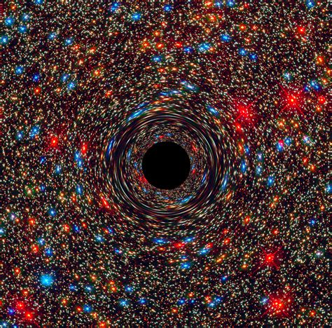 Computer-Simulated Image of a Supermassive Black Hole | NASA