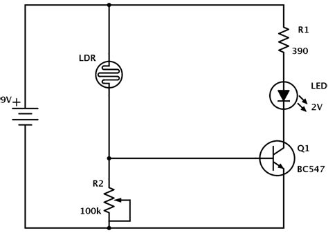 Circuit Diagram Of Ldr