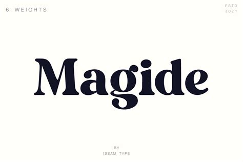 Magide - Bold Serif Font - Design Cuts