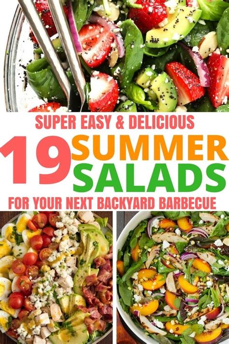 19 Easy & Delicious Summer Salads For Your Next Backyard Barbecue - Balancing Bucks