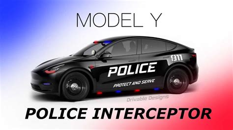 Watch Tesla Model Y Police Cruiser Get Rendered To Life