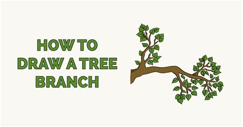 How to Draw a Tree Branch - Really Easy Drawing Tutorial