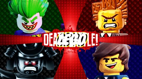 Lego Movie Villains Battle Royale : r/DeathBattleMatchups