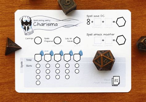 Paladin Spell Slot Tracker Dnd 5e PDF - Etsy